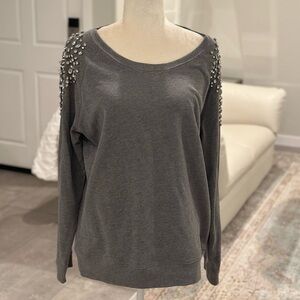 Oversized Rhinestone Sweater from Express - Size Medium